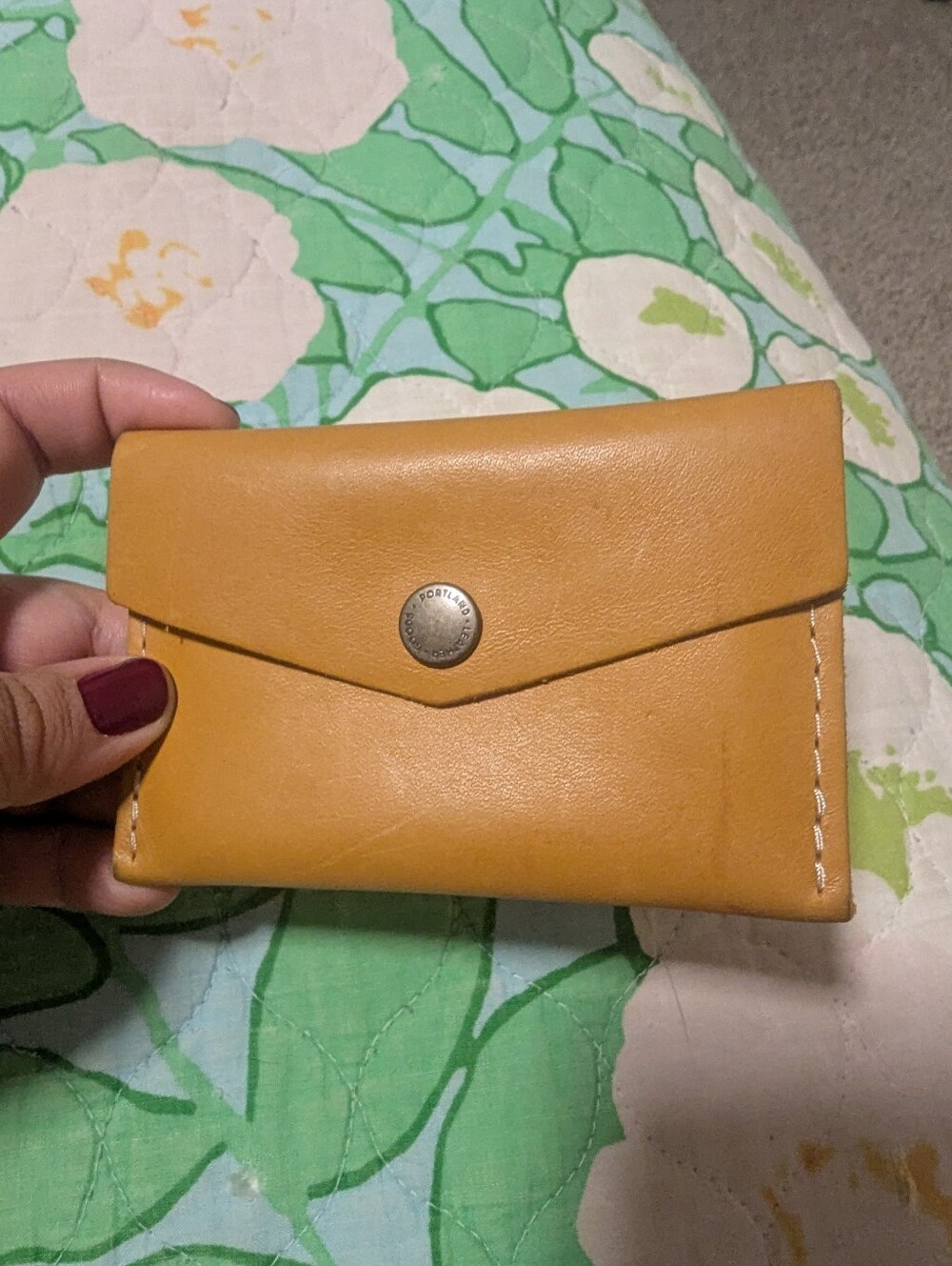 Portland Leather Goods Envelope Wallet